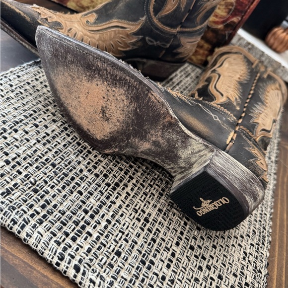 Old Gringo snip toe boots size 6.5 leather - Picture 4 of 4